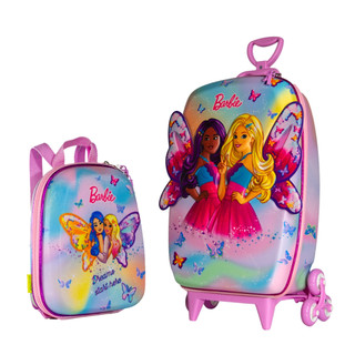 Kit Mala infantil com Lancheira Barbie Ma...