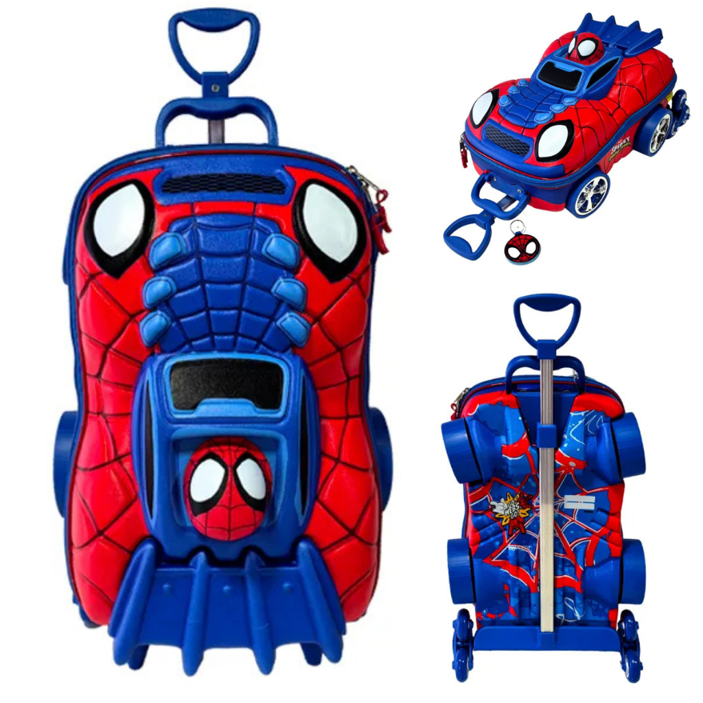 Mala Infantil Spidey Peter Miles Carro Ma...