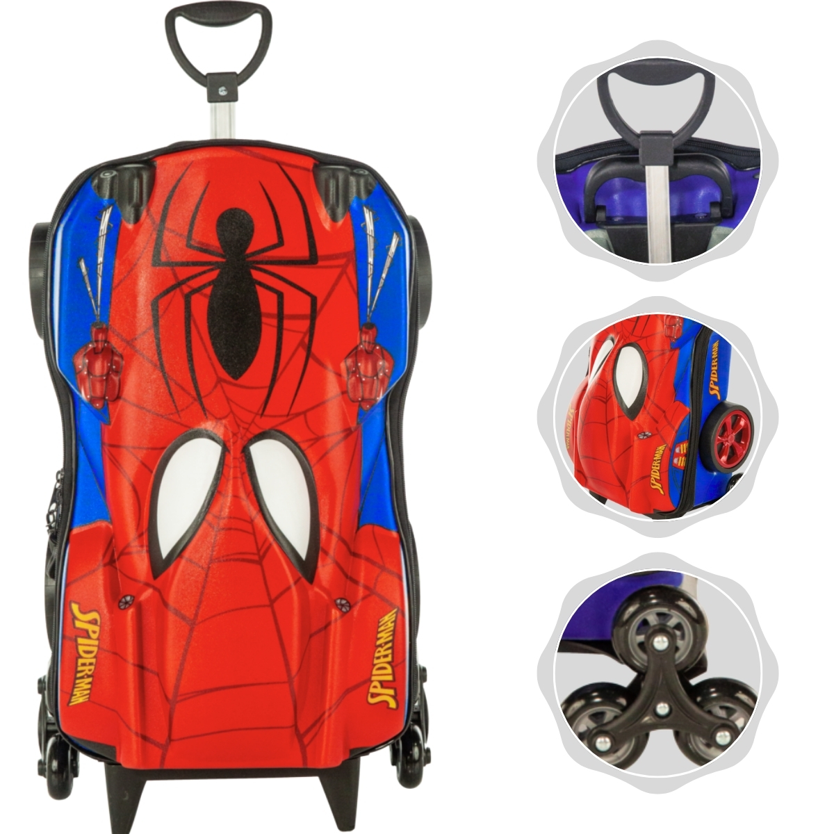 Mochila com rodinhas Homem Aranha3D Infa ...